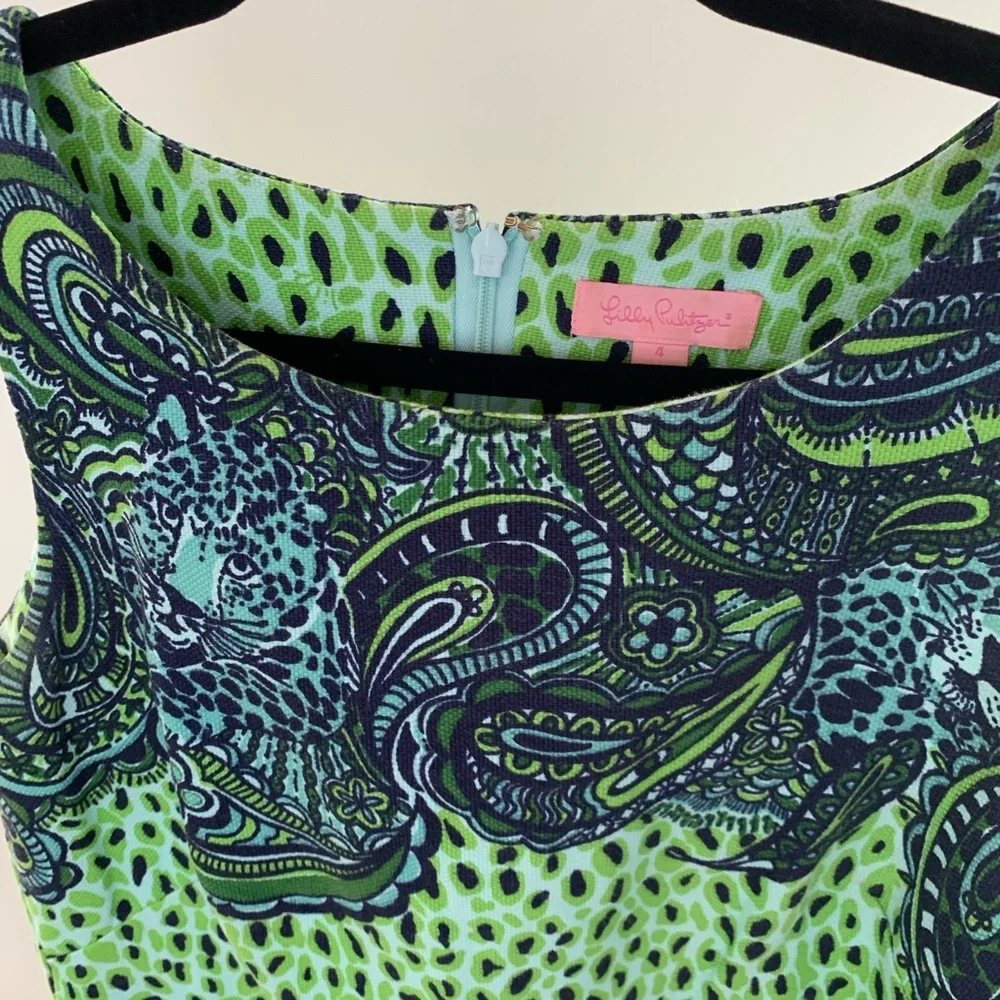 Lilly Pulitzer Leopard print shift dress - Picture 2 of 3